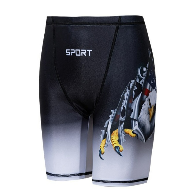 Swim Trunk Shorts - 男の子用スイミングショーツ 漫画柄 高弾性 肌に優しい キッズ ボーイズ