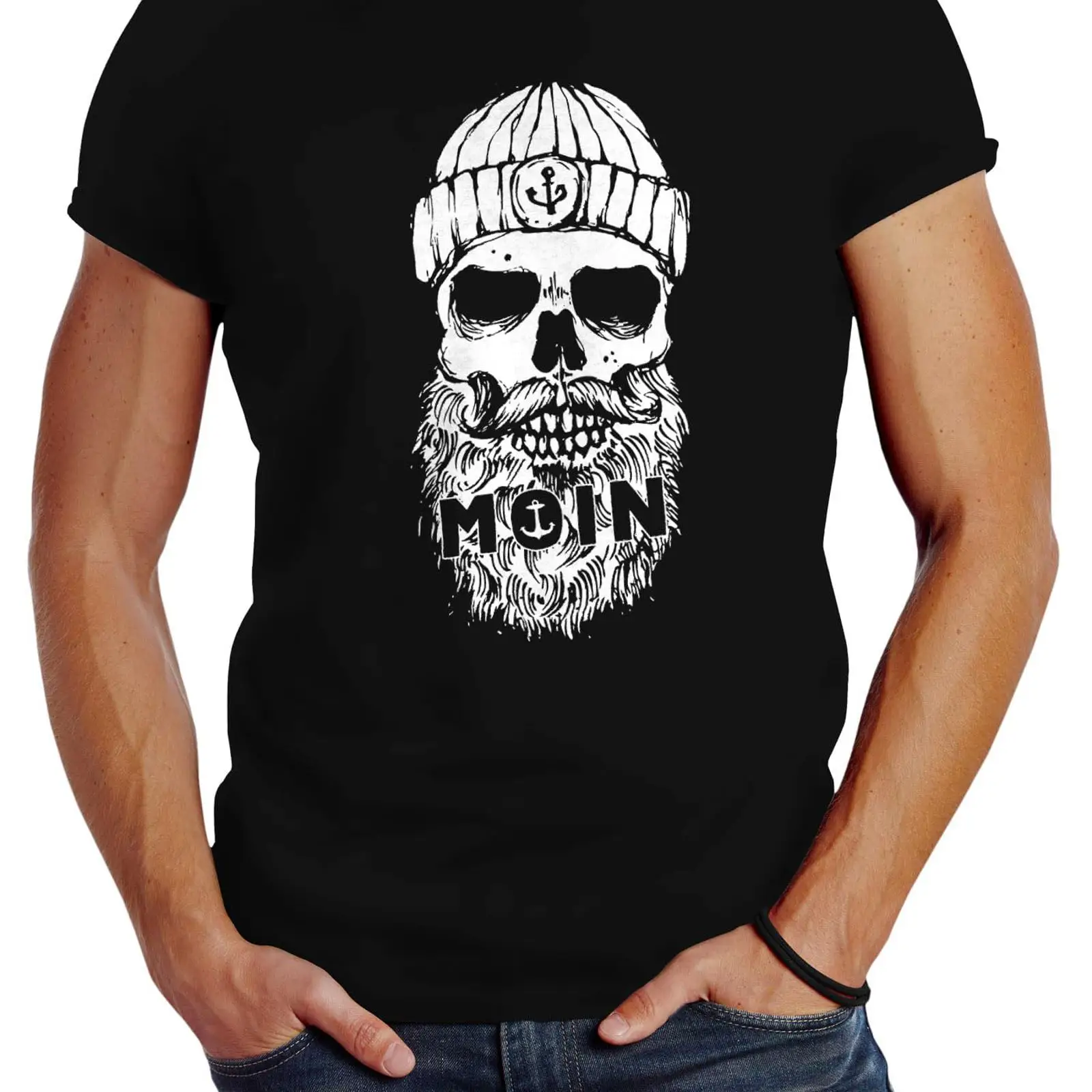 Men'S Fashion Hamburg - Neverless メンズ Tシャツ モインスカル ハンブルグプリント モチーフ