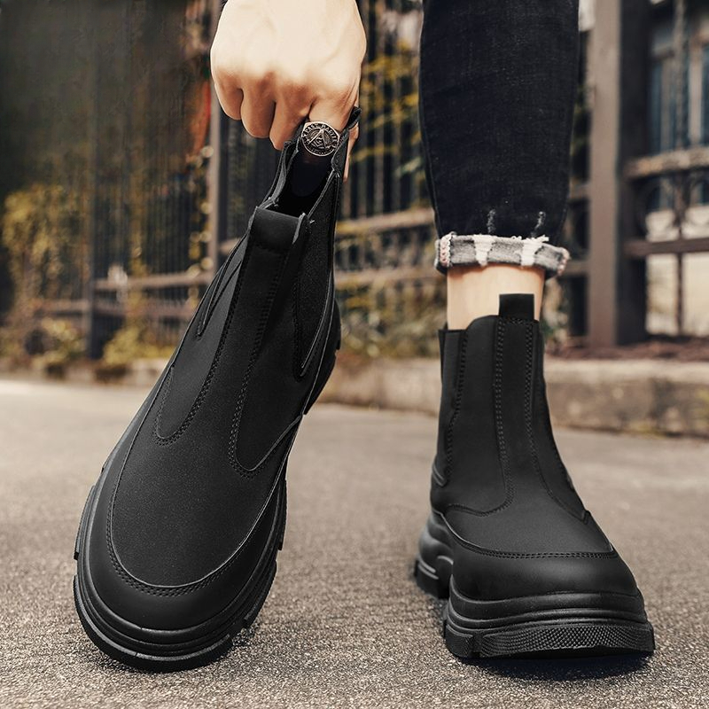 Men'S Fashion Deals - 男性用ハイカットファーブーツ,英国スタイル,暖かく,クラシック,快適,冬,オリジナルセール,ファッション,快適