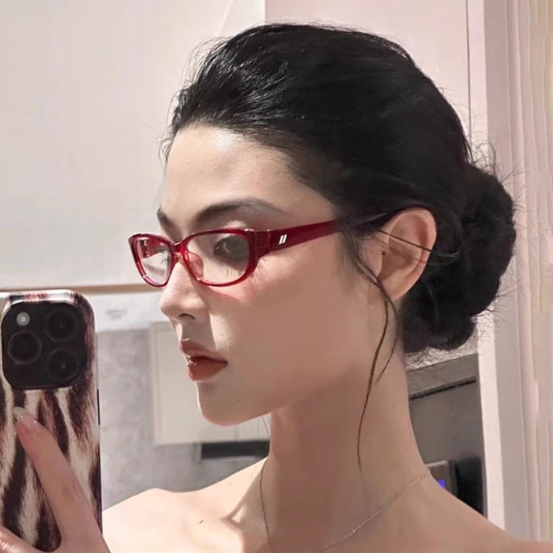 Men'S Fashion Non Prescription Glasses - ウィーヨー | 非処方近視メガネ男性女性レッドキャットアイ読書サングラス韓国ファッション卸売