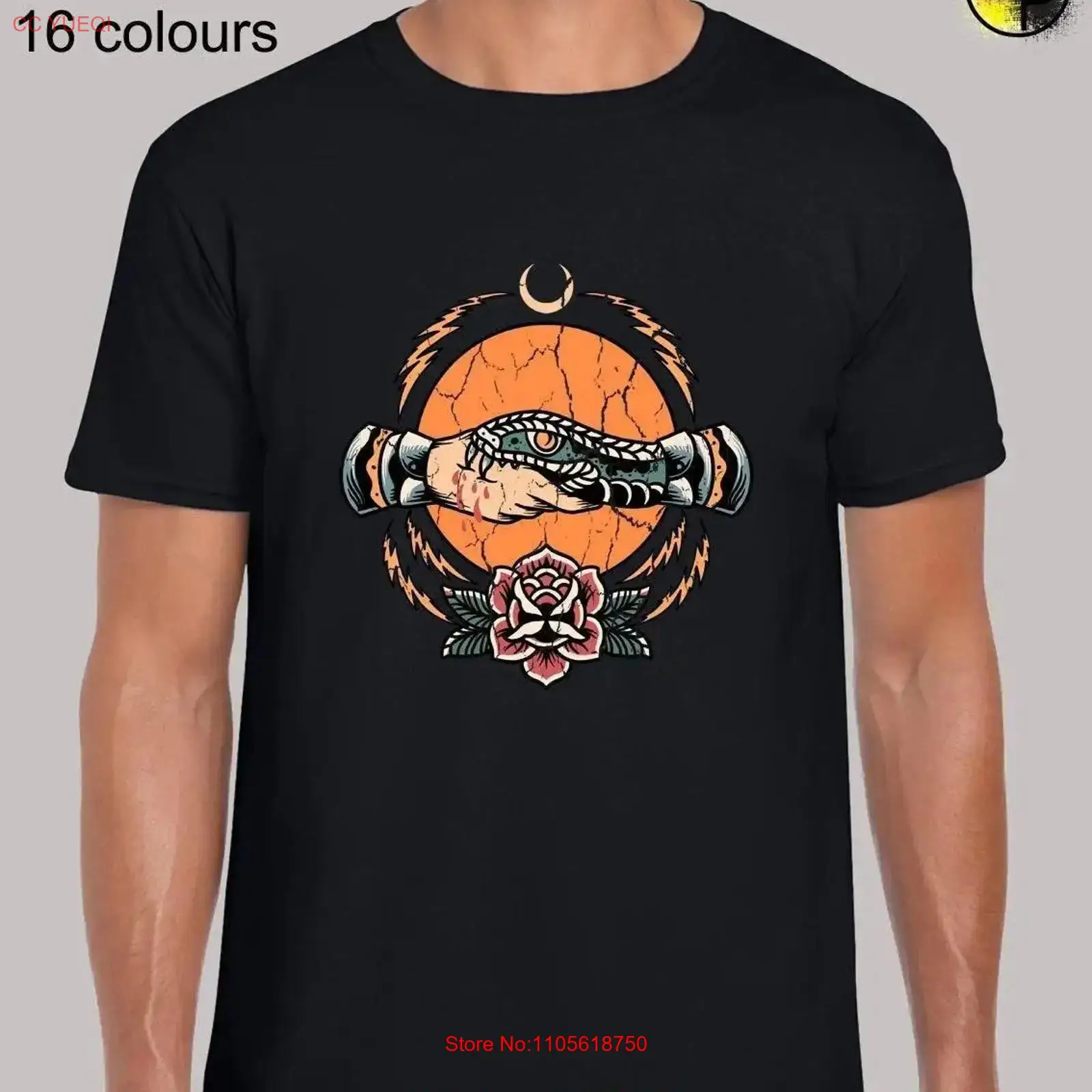 Men'S Fashion Deals - Trust no one snake メンズ Tシャツ