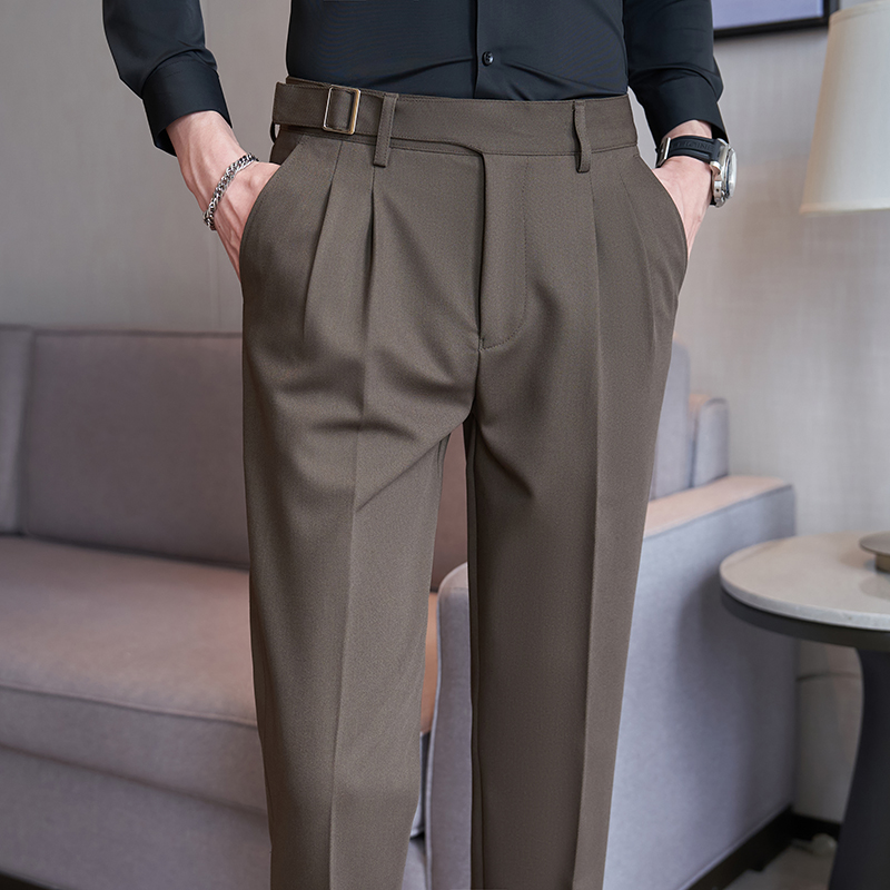 2026年新作 メンズ ブラック スーツパンツ、ホワイト ト - Men'S Fashion Khaki Pants のレビューと価格