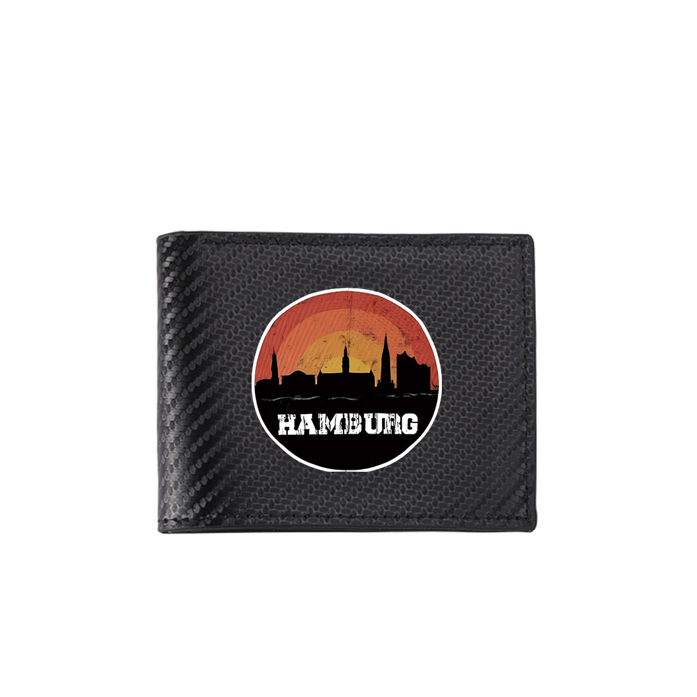 ハンブルクの夕焼けをモチーフにした都市風景プリントのメンズ財 - Men'S Fashion Hamburg のレビューと価格