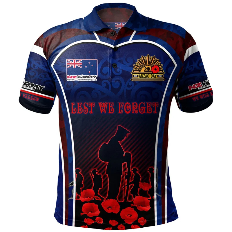 ZEALSKIANZフラグポロシャツ,手押し模様,3Dラグビ - Mens Fashion Rugby Shirts のレビューと価格