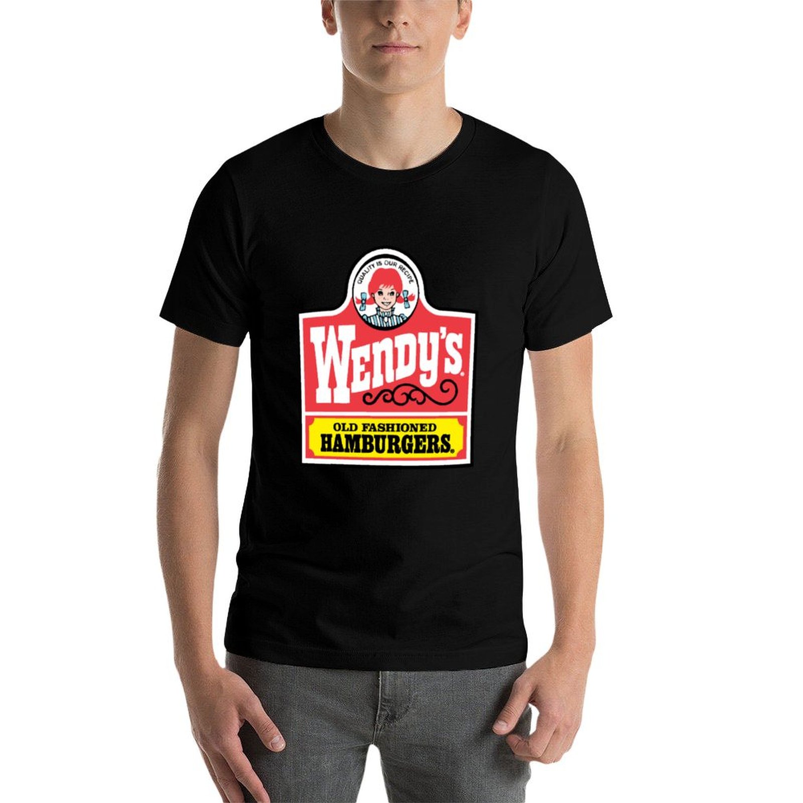 ウェンディーズのレトロなデザインのハンバーガー柄Tシャツ。男 - Men'S Fashion Hamburg のレビューと価格