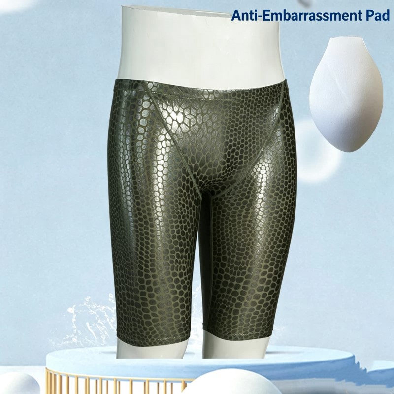 メンズ用、速乾性プリント加工のプロ仕様スイムジャマー、アスレ - Swim Trunk Shorts のレビューと価格