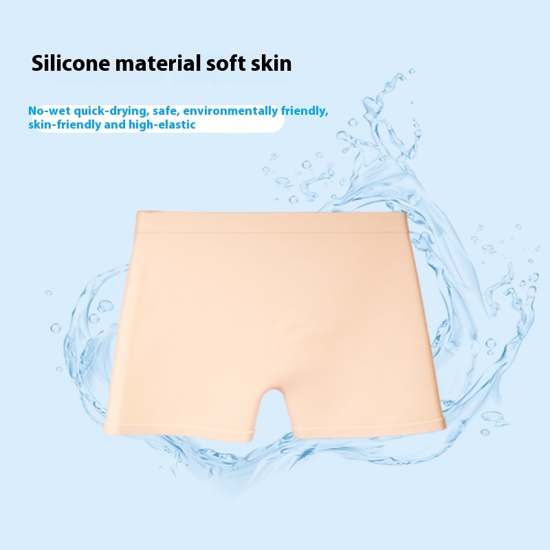 シリコーン水泳パンツ小型スクエアカット水泳下着高弾性速乾性プ - Swim Trunk Shorts のレビューと価格