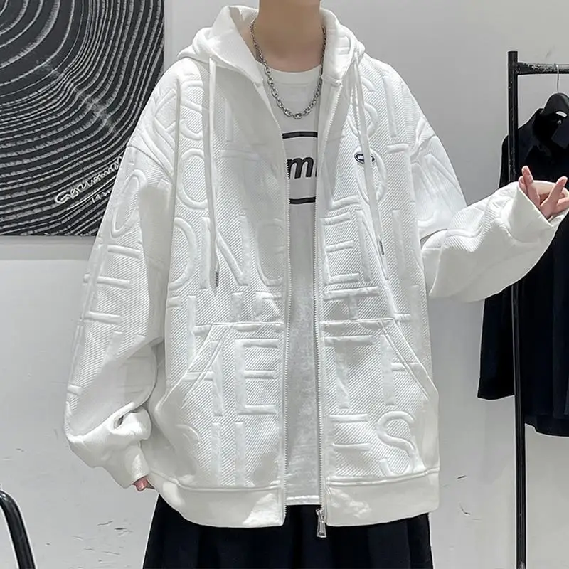 春秋のメンズスウェットシャツ、無地ブラック、フルジップアップ - Men'S Fashion Deals のレビューと価格