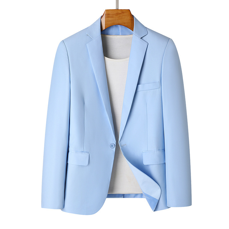 欧米風メンズファッションレジャースーツコートスリム無地スーツ - Men'S Fashion Young Professional のレビューと価格