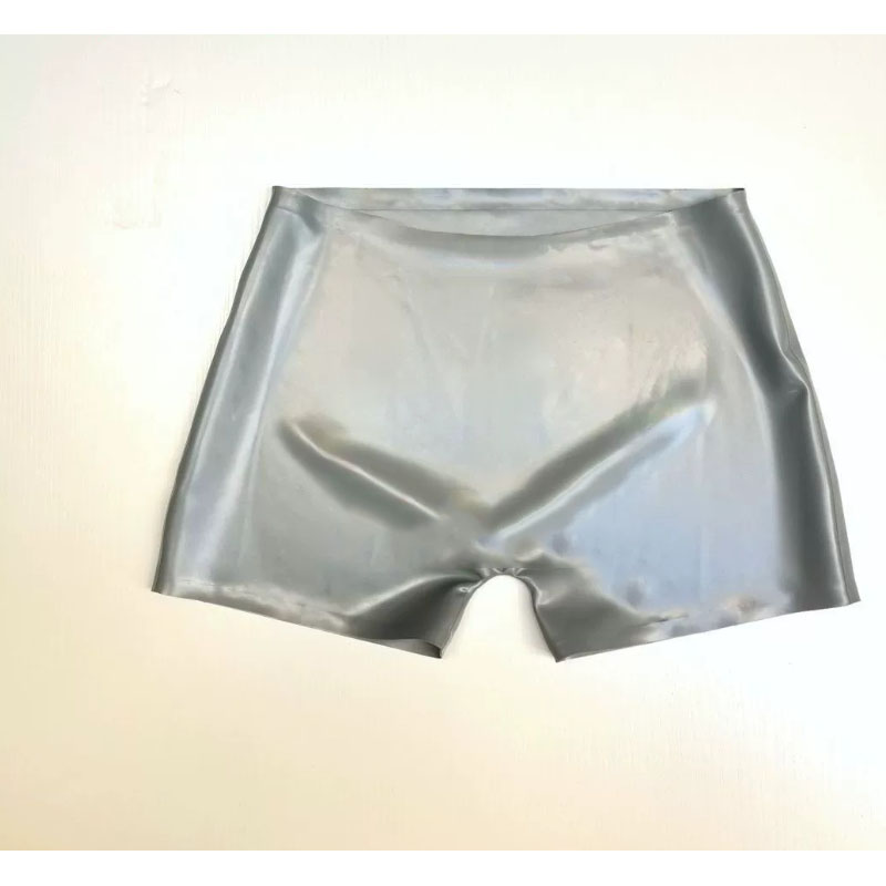 メンズ メタリックパープルブルー ラテックス ローウエスト  - Swim Trunk Shorts のレビューと価格