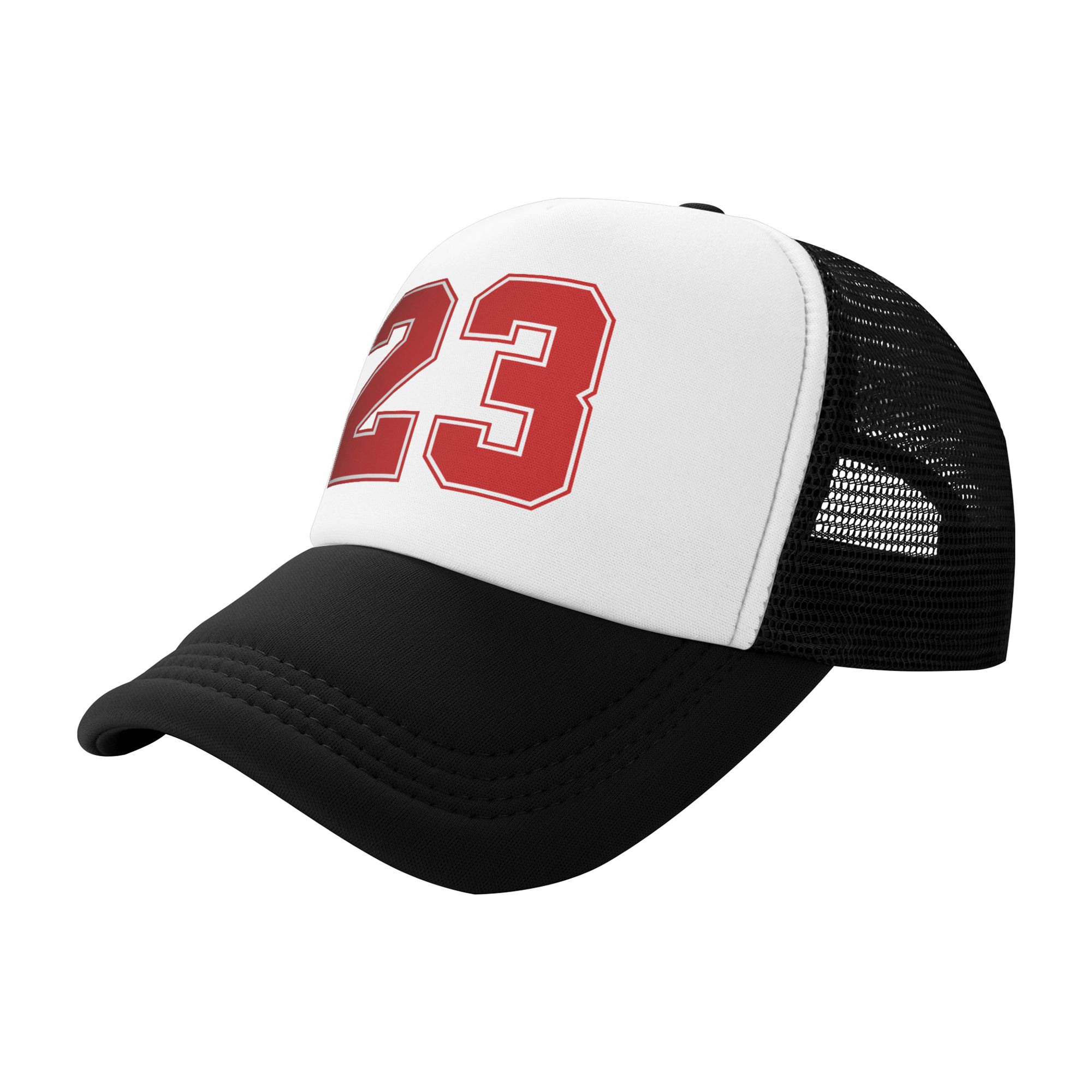 クラシック 23 ナンバー ベースボール キャップ メンズ  - Trucker Hat Cap のレビューと価格