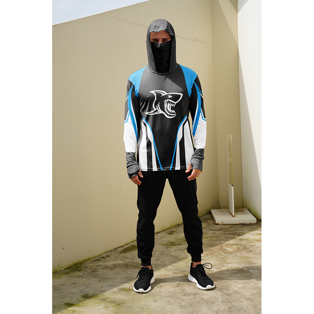 釣り用シャツ メンズ 日焼け防止 フード付きマスク 一体型  - Mens Fashion Casual のレビューと価格
