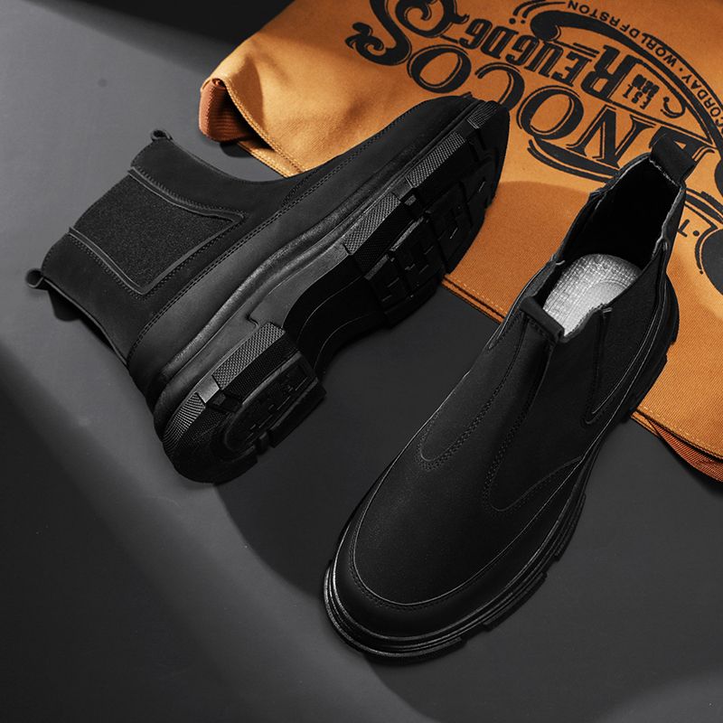 男性用ハイカットファーブーツ,英国スタイル,暖かく,クラシッ - Men'S Fashion Deals のレビューと価格