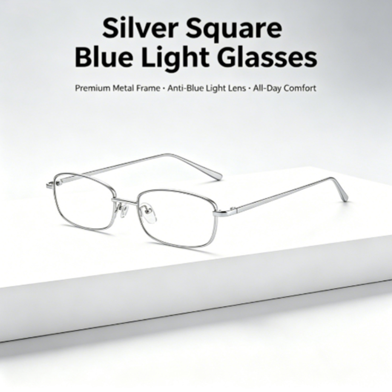 女性男性用ファッションメガネ Y2K 長方形 ブルーライトカ - Men'S Fashion Non Prescription Glasses のレビューと価格