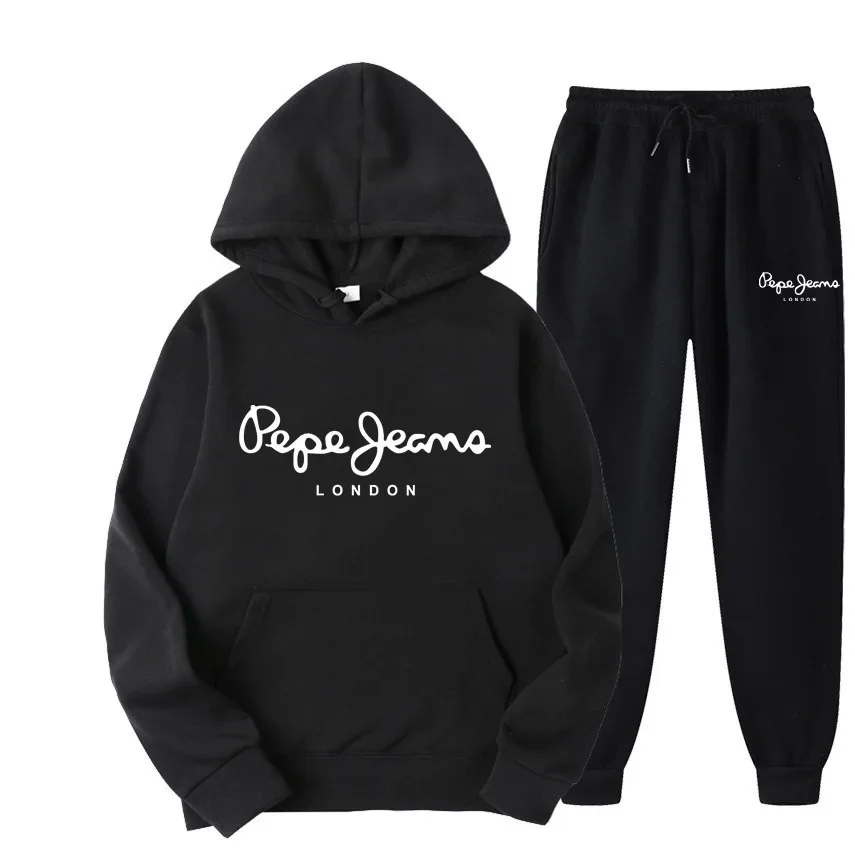 男女兼用プリント入りフーディートラックスーツ上下セット ヒッ - Men'S Fashion Trousers のレビューと価格