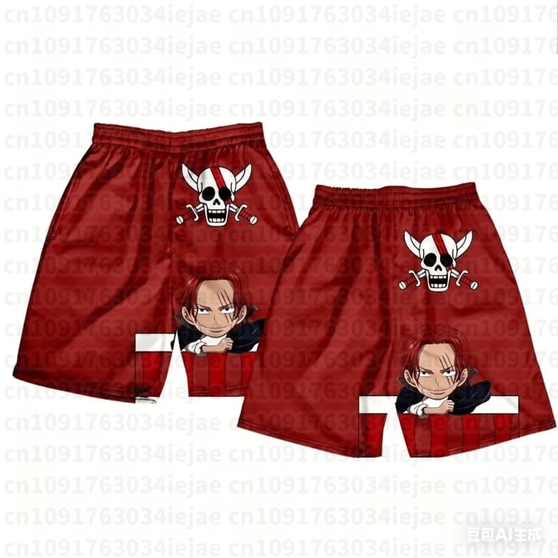 ワンピース 3D プリントショーツ シャンクス サンジ ナミ - Swim Trunk Shorts のレビューと価格