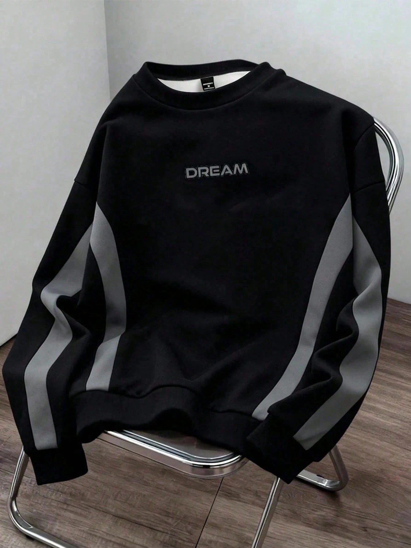 秋冬メンズレタープリントラウンドネックスウェットシャツ -  - Mens Fashion Streetwear のレビューと価格