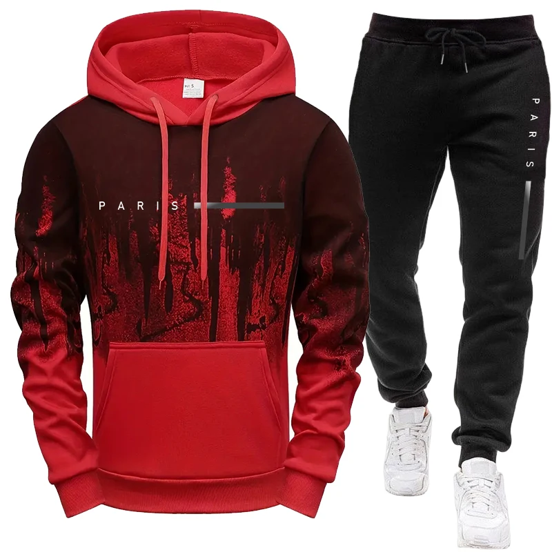 メンズセット/フーディー/パンツ パリ新作 カジュアルフード - Mens Fashion Suits のレビューと価格