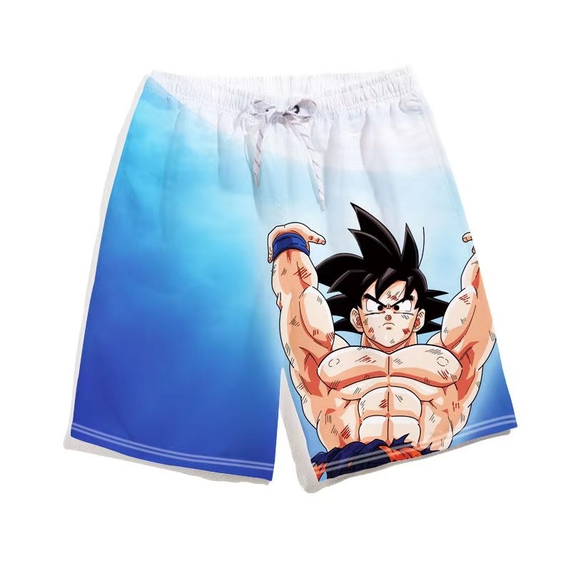 2026年トレンドドラゴンボールプリント子供用ショートパンツ - Swim Trunk Shorts のレビューと価格