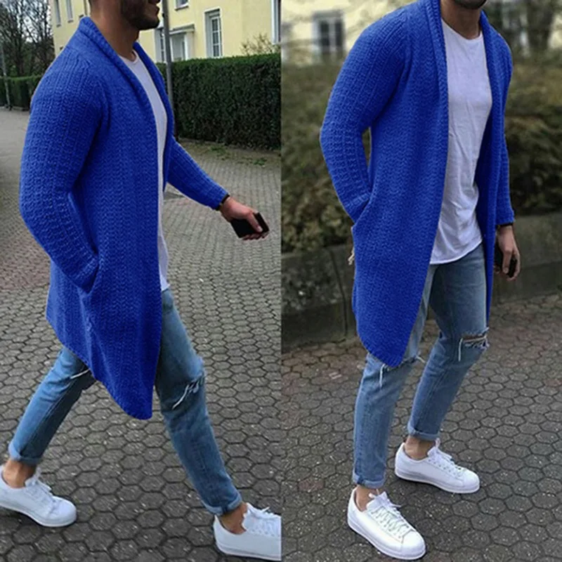 春秋のファッションメンズセーターカーディガンコート男性セータ - Men'S Fashion V Neck Sweater のレビューと価格