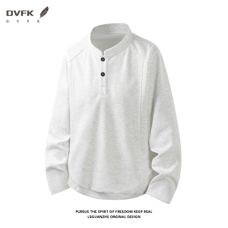メンズ ラグランスリーブ ヘンリーネック 長袖シャツ ハーフ - Mens Fashion Casual のレビューと価格