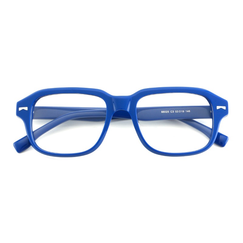 アセテート光学メガネフレーム男性女性黒スクエア眼鏡ファッショ - Men'S Fashion Non Prescription Glasses のレビューと価格