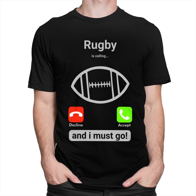ラグビーが呼んでいる、そして私は行かなければならない Tシャ - Mens Fashion Rugby Shirts のレビューと価格