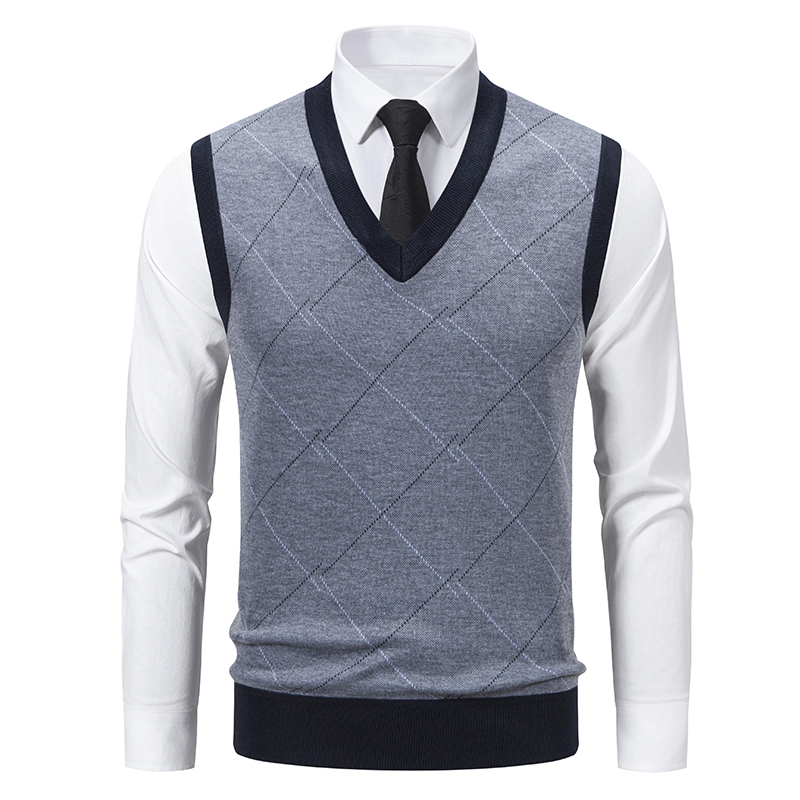 2026年新作 秋冬 メンズファッション プルオーバーニット - Men'S Fashion V Neck Sweater のレビューと価格