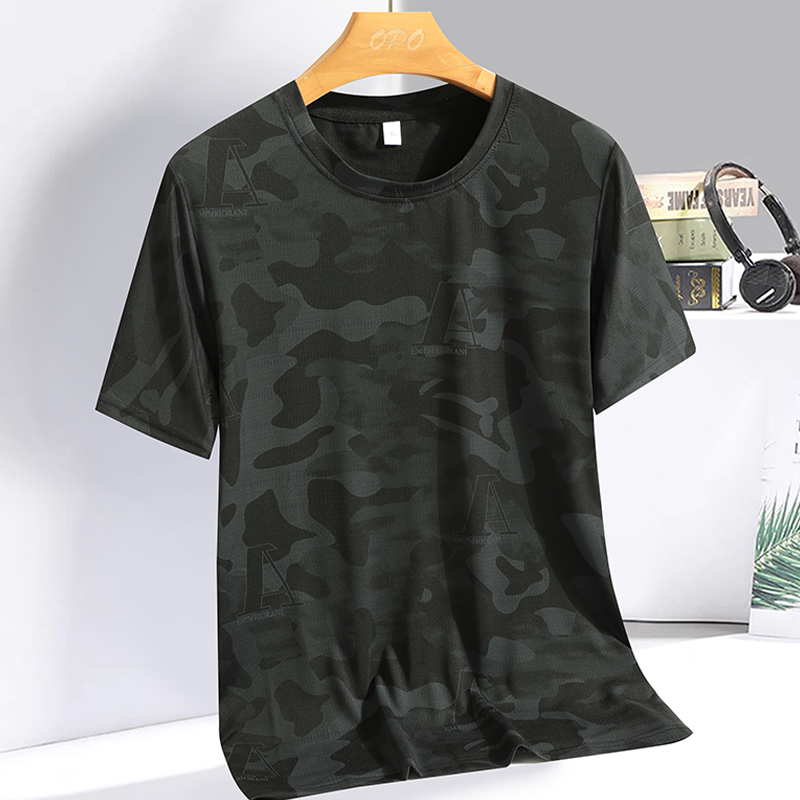 メンズアウトドアラグビースポーツカジュアルアイスシルク半袖T - Mens Fashion Rugby Shirts のレビューと価格