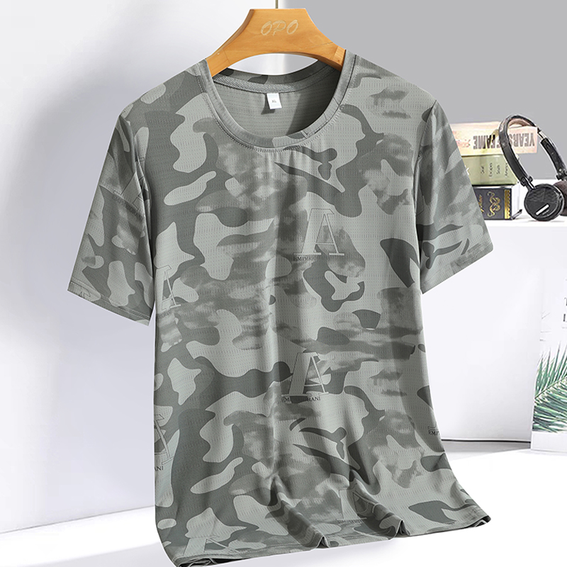 メンズアウトドアラグビースポーツカジュアルアイスシルク半袖T - Mens Fashion Rugby Shirts のレビューと価格