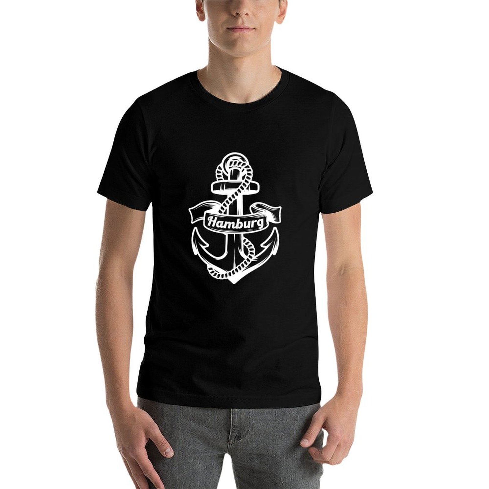 ハンブルク港アンカー記念品ポートシティTシャツファッションレ - Men'S Fashion Hamburg のレビューと価格