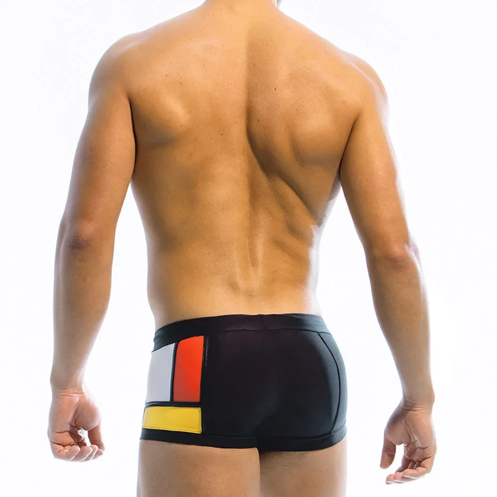 メンズカラーブロックサーフショーツパンツ、水着、水着、ボクサ - Swim Trunk Shorts のレビューと価格
