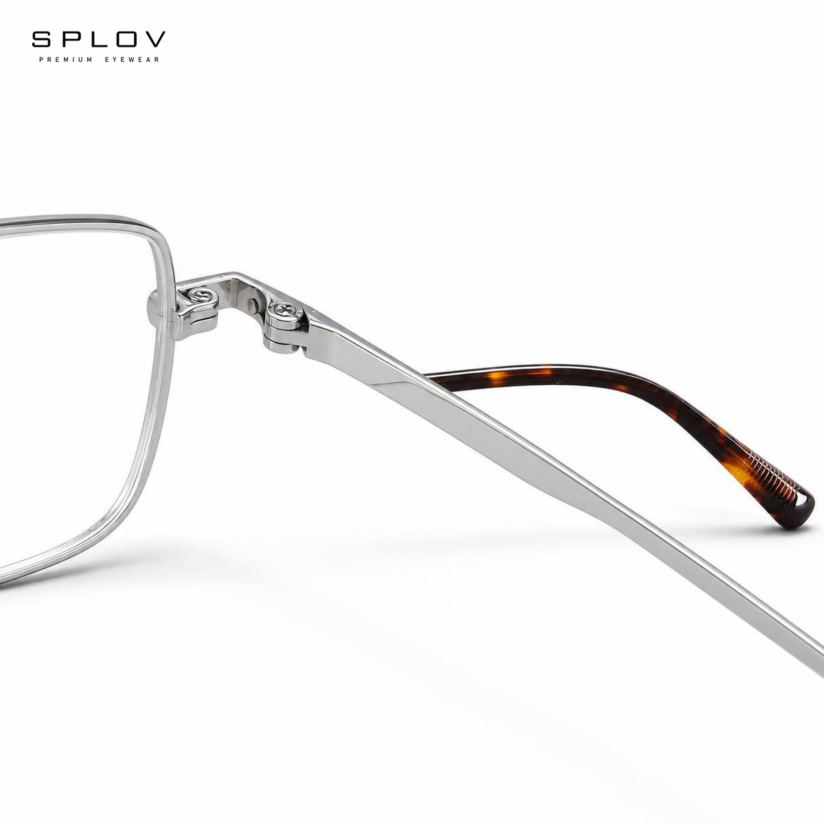 スタイリッシュで軽量な小型スクエアメタルの度なしメガネ、ユニ - Men'S Fashion Non Prescription Glasses のレビューと価格