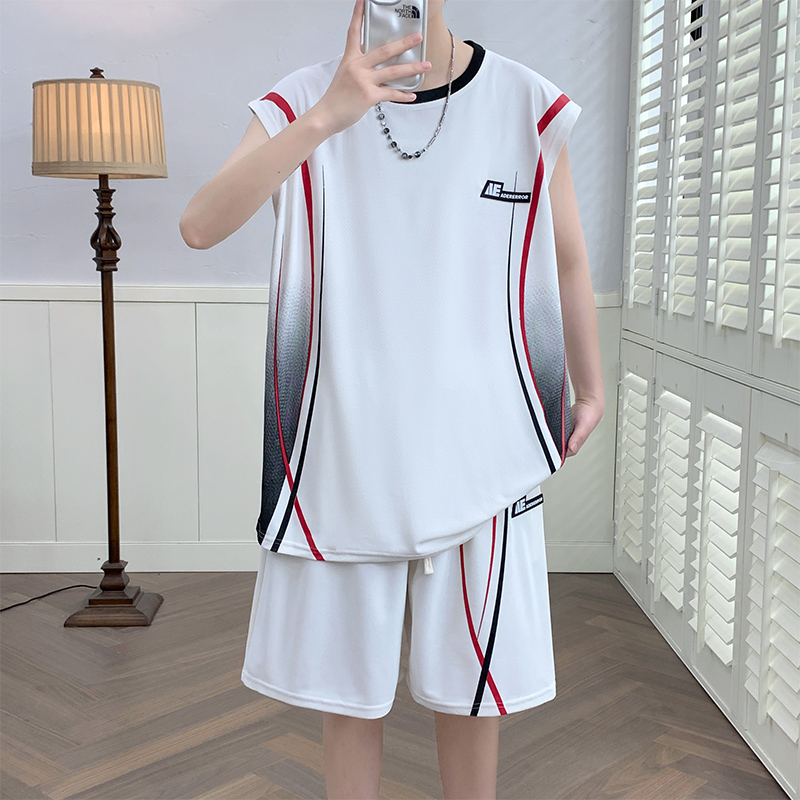メンズカジュアル2ピーススポーツウェアセットストリートウェア - Mens Fashion Streetwear のレビューと価格