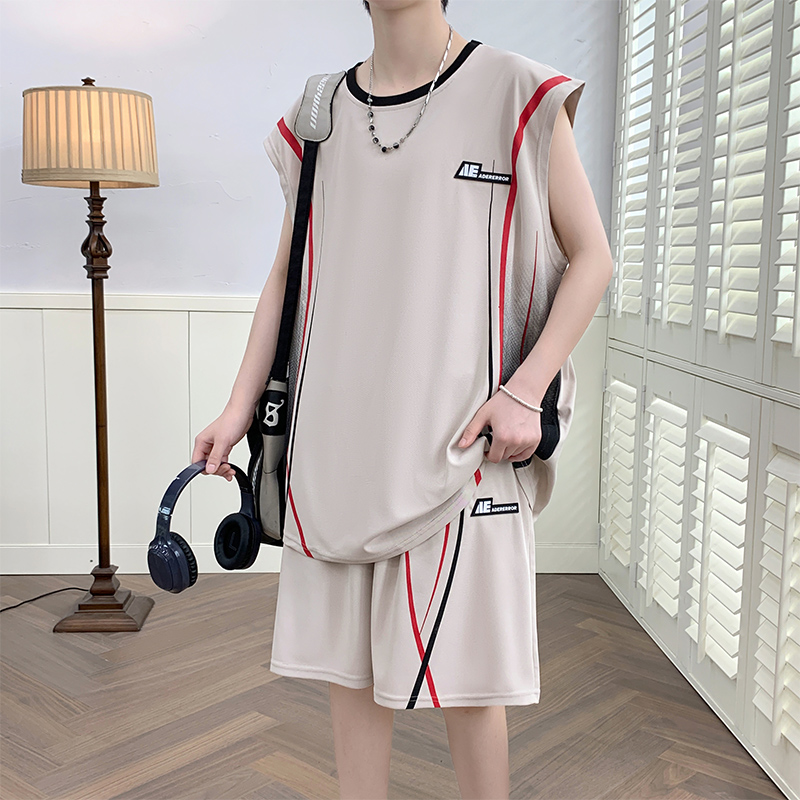 メンズカジュアル2ピーススポーツウェアセットストリートウェア - Mens Fashion Streetwear のレビューと価格