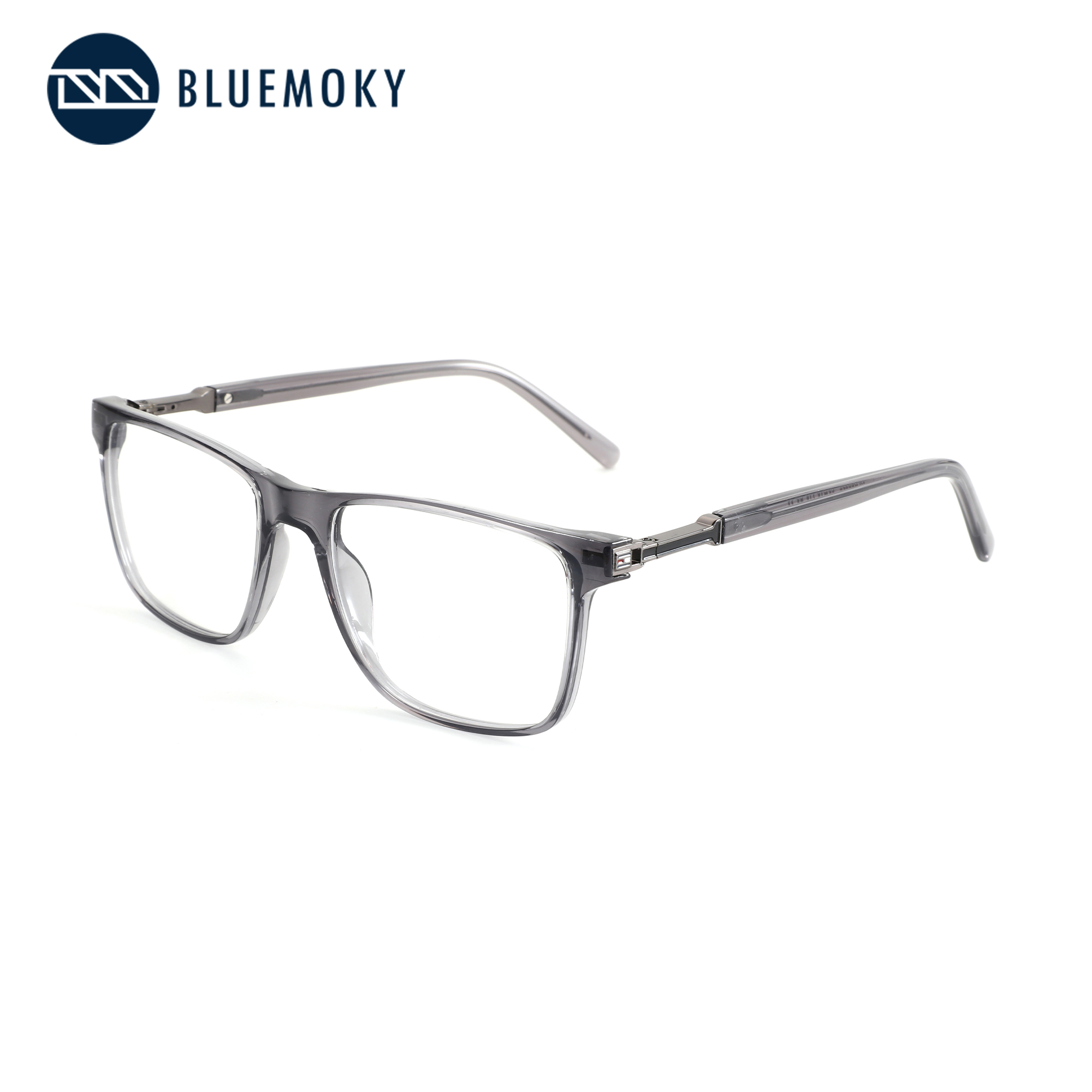 BLUEMOKY ファッションアセテートメンズメガネフレーム - Men'S Fashion Non Prescription Glasses のレビューと価格