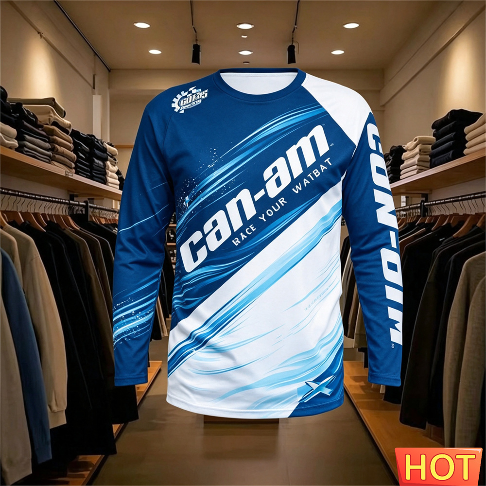 バイクレース用長袖ラウンドネックTシャツ、男女兼用、ファッシ - Men'S Fashion 2025 のレビューと価格