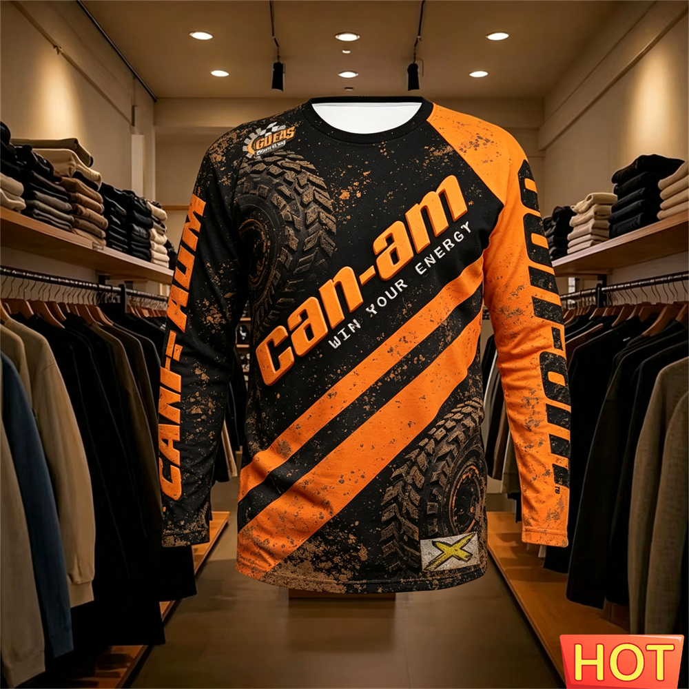 バイクレース用長袖ラウンドネックTシャツ、男女兼用、ファッシ - Men'S Fashion 2025 のレビューと価格