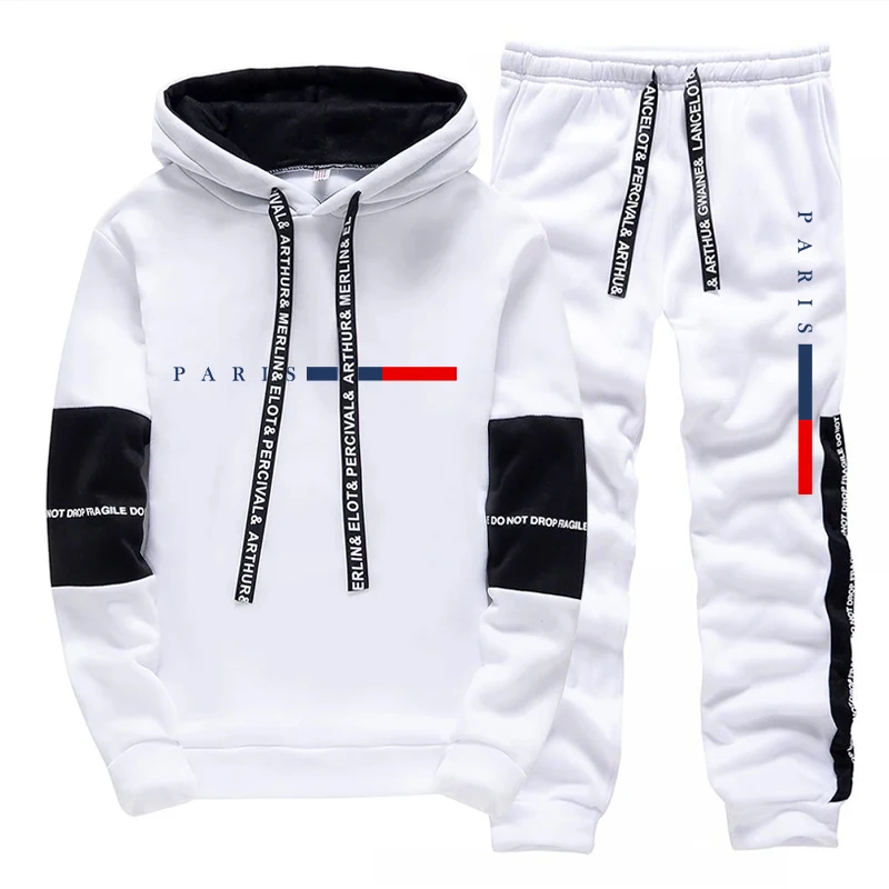 メンズセット/パーカー/パンツ パリファッション 秋冬 カジ - Men'S Fashion Trousers のレビューと価格