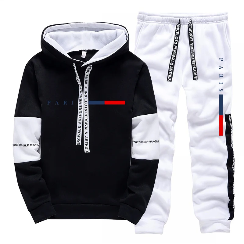 メンズセット/パーカー/パンツ パリファッション 秋冬 カジ - Men'S Fashion Trousers のレビューと価格