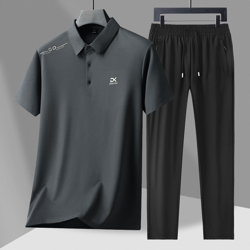 メンズカジュアル 2 ピース スポーツウェア セット ストリ - Men'S Fashion Trousers のレビューと価格
