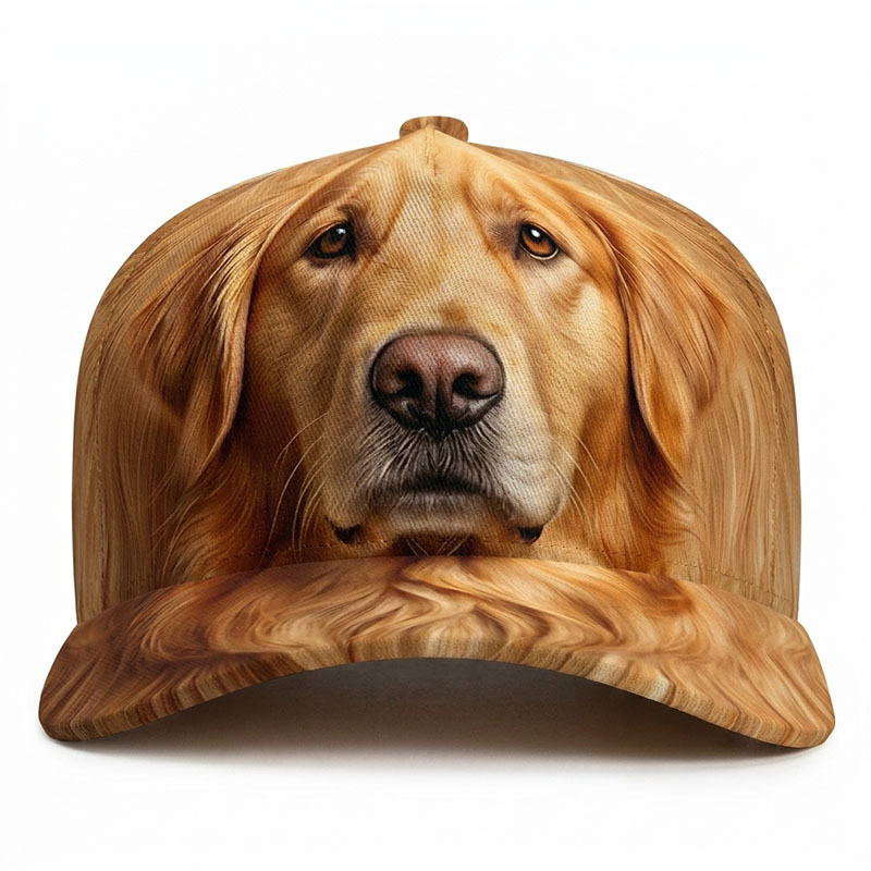 ゴールデンレトリバー犬野球帽ペットふわふわ子犬ストリートウェ - Trucker Hat Cap のレビューと価格