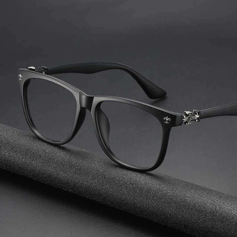 1個入り ヴィンテージスクエアフレームメガネ 男女兼用、度な - Men'S Fashion Non Prescription Glasses のレビューと価格