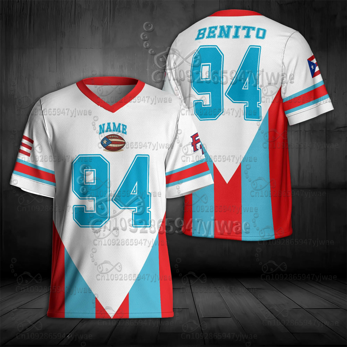 チームベニート 94 ベニート ボウル ラグビー ジャージ  - Mens Fashion Rugby Shirts のレビューと価格